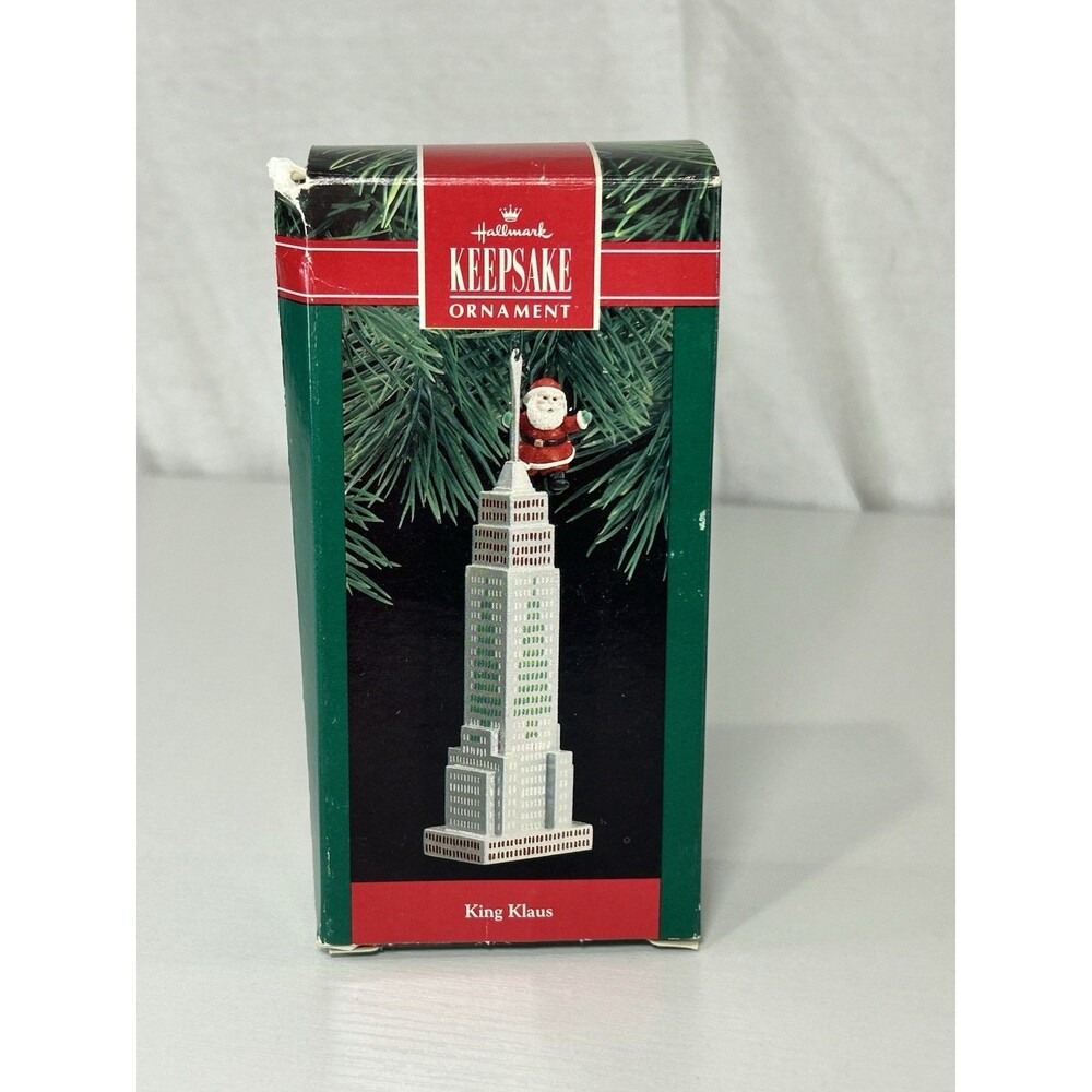 Hallmark Keepsake King Klaus Ornament 1990 Handcrafted